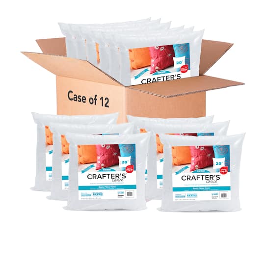 Crafter's Choice® 12ct. Pillow Insert, 20'' x 20''